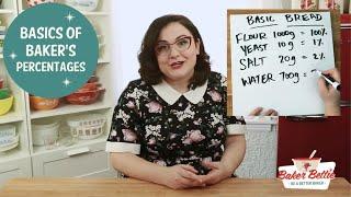 Breaking Down Baker's Percentages | Baker's math, dough hydration, baking formulas