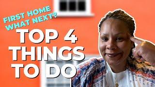 𝐓𝐨𝐩 4 things to do annually | After you purchase your first home.