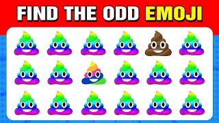 60 puzzles for GENIUS | Find the ODD One Out - Emoji Edition 