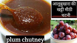 आलू बुखारा की खट्टी मीठी चटनी | Plum Chutney Recipe