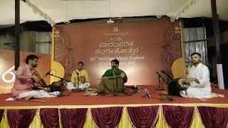 Flute Recital by Shashank Subramanyam SPVGMC Trust Mysore - 60th Annual Music Festival 2022