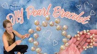 DIY Pearl Bracelet! | Craft Vlog and Tutorial