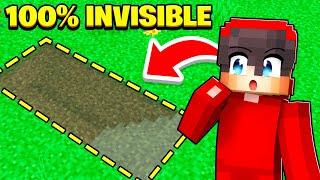 100% INVISIBLE Door To My SECRET Minecraft Home!