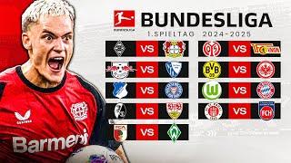 1st matchday - BUNDESLIGA KICKTIPP 2024/2025