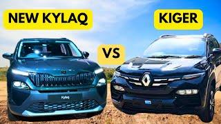 Skoda Kylaq vs kiger | Detailed Comparision | skoda kylaq 2024 vs kiger 2024