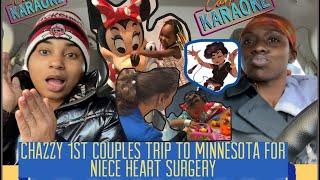 Chazzy 1st couples trip to Minneapolis Minnesota to support our niece with her 3rd heart surgery