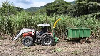 Cosechadora JF C120 + Tractor SAME Explorer 3 / SATURNIA COSTA RICA