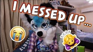 Yurik, the fursuit that fell apart STORYTIME