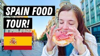 SPAIN FOOD TOUR (Trying Authentic Andalusian Street food)