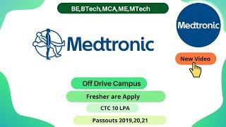 Medtronic Off-campus Drive | Freshers | 2021 #jobsandoffcampusdrive #studentscircles