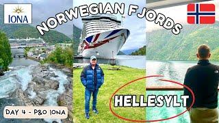 Cruising the Norwegian Fjords on P&O Iona - HELLESYLT | Episode 4