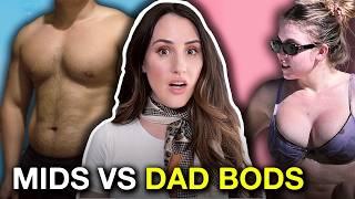 Men are SO upset she called this a "Dad Bod"