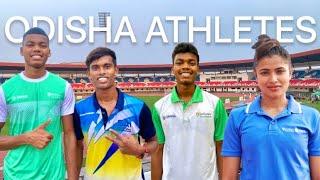 Odisha RF Athletics HPC Athletes at PGC || Bapi Hansda || Kalinga Sadium