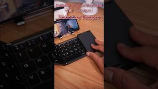 Foldable Portable Wireless Keyboard with Touchpad Unboxing Techpro #shorts #keyboard #gadgets #tech