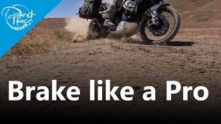 A lesson in braking offroad on your motorcycle