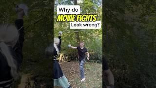 Why do movie fights always look wrong?