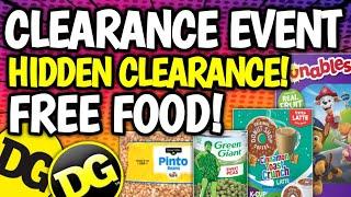 FREE FOOD! OVERAGE! HIDDEN ITEMS! DOLLAR GENERAL COUPONING & CLEARANCE SHOPPING: DG CLEARANCE EVENT