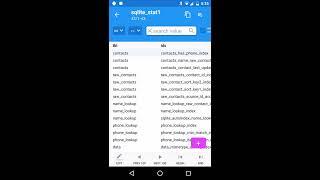 Sqlite Master Editor for android