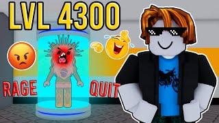 LEVEL 4300+ RAGE QUITS | Roblox Flee The Facility