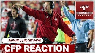 REACTION:  Indiana Hoosiers VS Notre Dame in the College Football Playoff