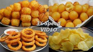 5 Easy Crispy French Fries Recipes ! 3x Speed Video ! 4K ! Cooking Kun