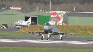 Eurofighter Nachbrenner Start Wittmund 09-12-2015