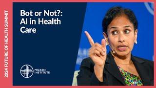 Bot or Not?: AI in Health Care | Future of Health Summit 2024