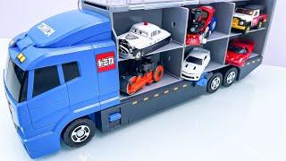 Disney Pixar Car | Explore Disney Mysterious Convoy Stored In A Large Tomica Cars | Fun Cars