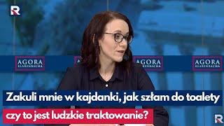 Kucharska: funkcjonariusze patrzyli na mnie jak załatwiam swoje potrzeby fizjologiczne