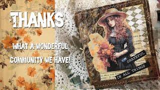 Thankful for our Wonderful Junk Journaling Community!!!