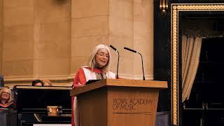 Evelyn Glennie - speaking to new Royal Academy of Music graduates, July 2024