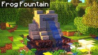 Minecraft Frog Fountain Tutorial - How to Build an Automatic Frog Fountain in Minecraft 1.20+