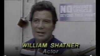 William Shatner and Crew Save Star Trek III Movie Set from Paramount Fire  - 1983 - ABC Nightline