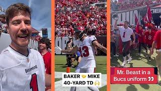 @MrBeast 's Epic Bucs Uniform Entrance & Mike Evans' Insane 40-Yard Touchdown - Wild Moments 2