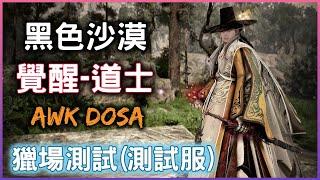 【黑色沙漠】Black Desert 『覺 醒 道 士 !』獵場實測-地下寺廟、燈火灰森(測試服) | BDO | AWK DOSA | GRINDING TEST |#新手#覺醒道士#CC字幕