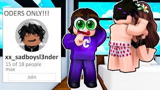 I Snuck Into A ODERS Only SERVER in Roblox Brookhaven!