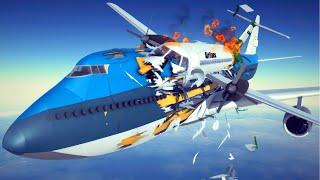 Midair Collisions, Air Shootdowns & Airplane Crashes #3 | Besiege