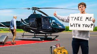 Asking Helicopter Owners To Fly With Them