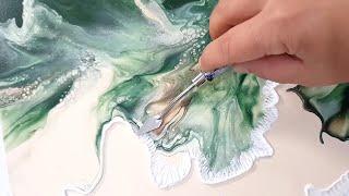 Taking your blowout to the next level ~ Acrylic Pour Painting