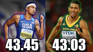 Michael Norman VS Wayde Van Niekerk - Comparison (100m, 200m, 400m)