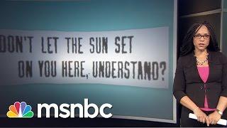 The History Of "Sundown Towns" | This Day Forward | msnbc