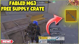 METRO ROYALE GOT FABLED MG3 IN SUPPLY CRATE | PUBG METRO ROYALE CHAPTER 22