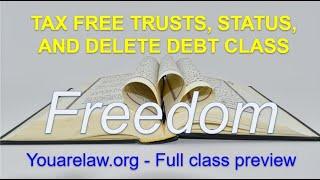 Overview - Tax free trust and Delete Debt System