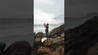 Sagar garajna @ Varun Beach, Vishakapatnam #sea #seabeach #angrysea #beach #seasound