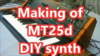 MT25d - DIY synth - (making of) Monotribe multible mod - track feat. Volca Keys