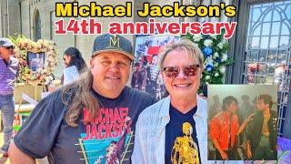 Michael Jackson 14th death anniversary 2023 Forest Lawn Cemetery Glendale