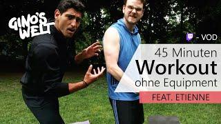 Workout mit Etienne Gardé von RBTV | Gino Singh Homeworkouts