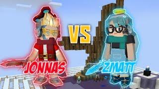 Jonnas vs Zmatt in eggwars! (Blockman go Blocky:Mods)