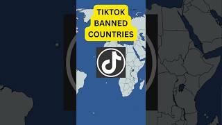 country where tiktok is banned. #mapanimation #geobyte #facts