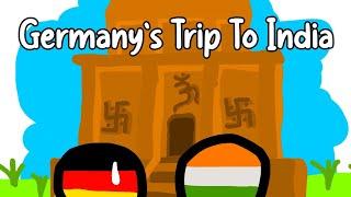 Germany' Trip To India | Countryball Animation